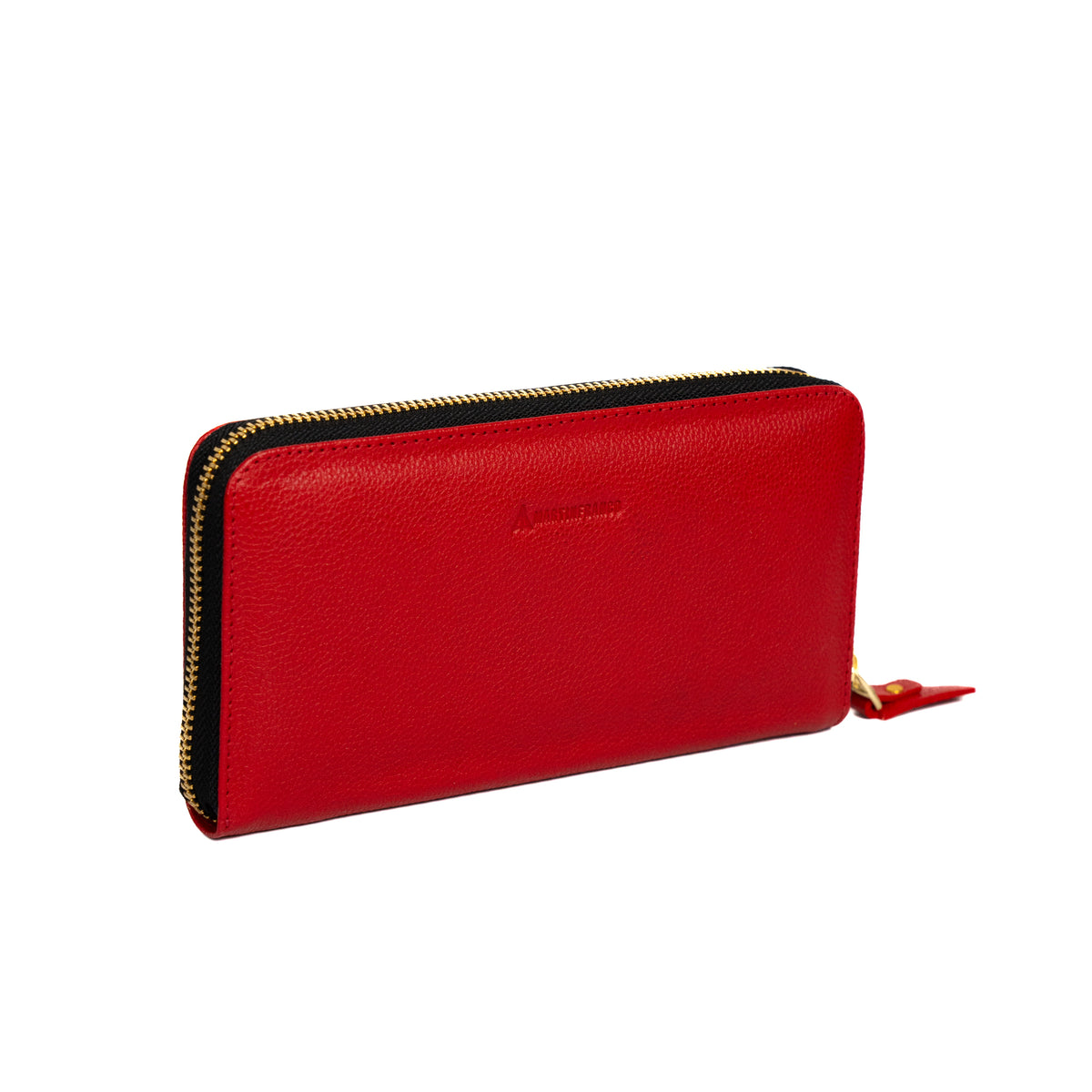BILLETERA MUJER VIOLETA ROJA