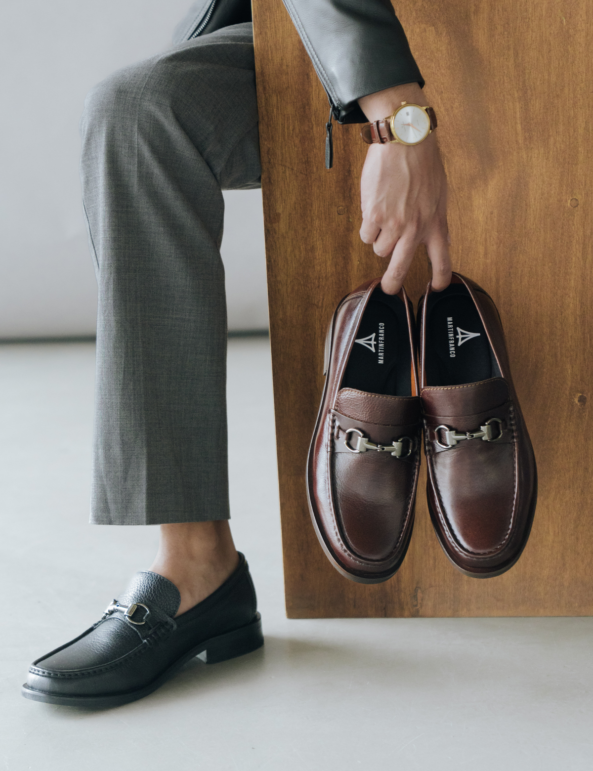 MOCASINES BERGAMO COÑAC
